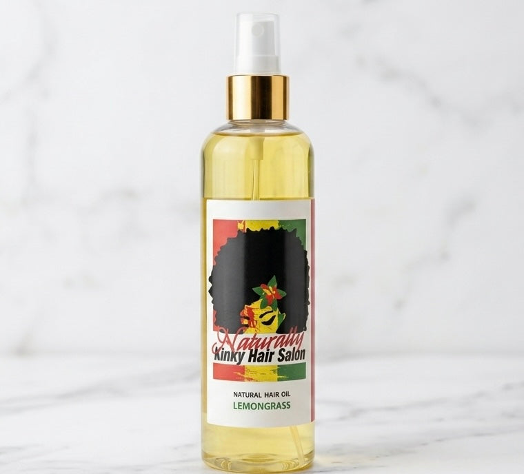 Large Lemongrass Natural Hair Oil