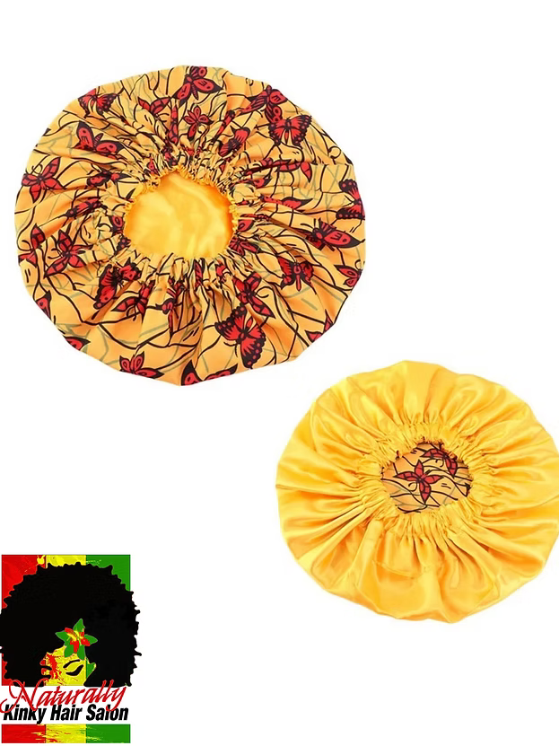 Satin Bonnets for Natural Hair, Locs & Braids